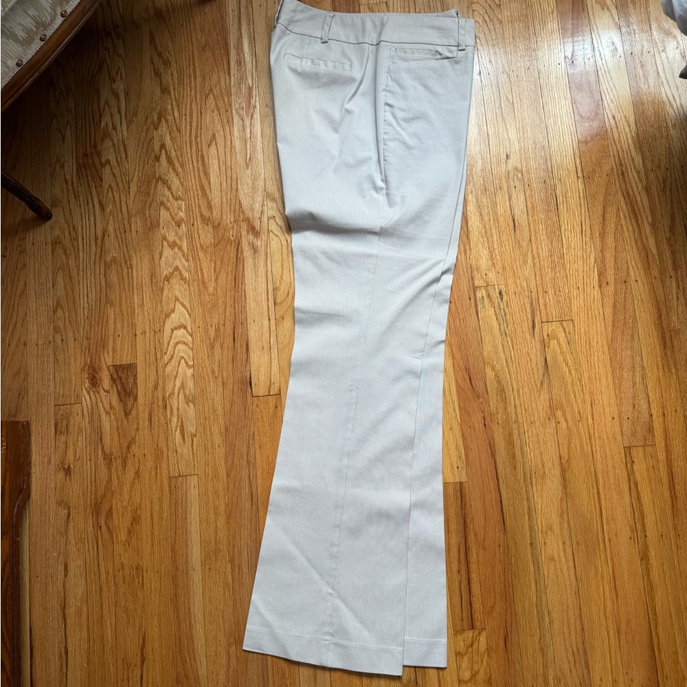 Tan and white striped pants in a 14tall
